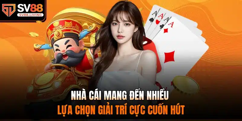 Nhà cái mang đến nhiều lựa chọn giải trí cực cuốn hút